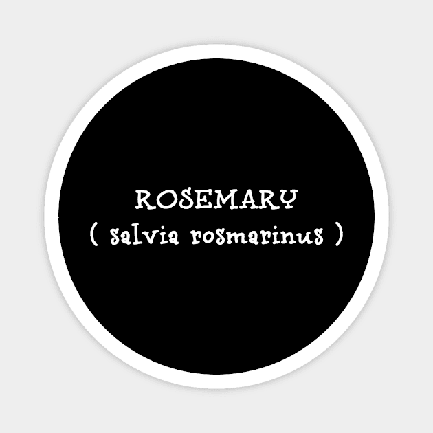 Rosemary Salvia Rosmarinus Magnet by swagmaven